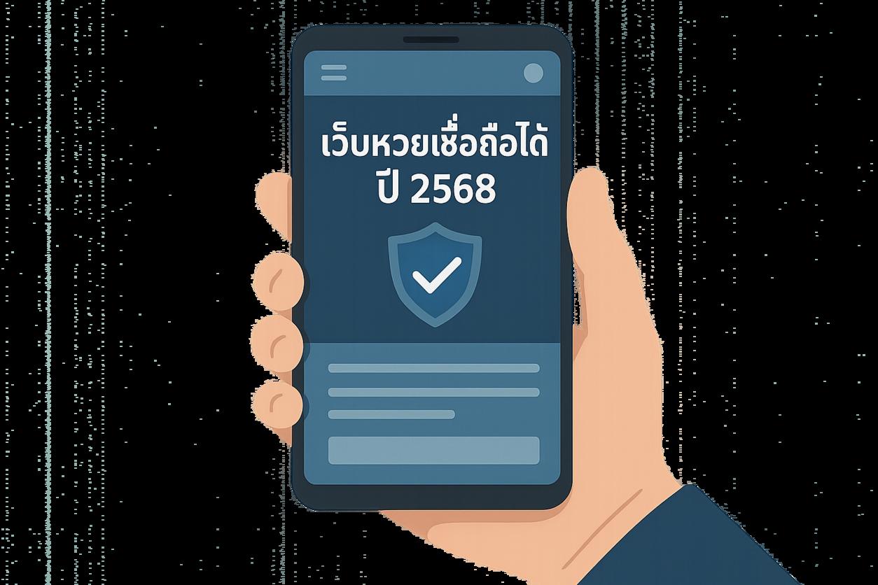 เว็บหวยเชื่อถือได้ปี 2568: รีวิวและวิธีเลือกอย่างปลอดภัย