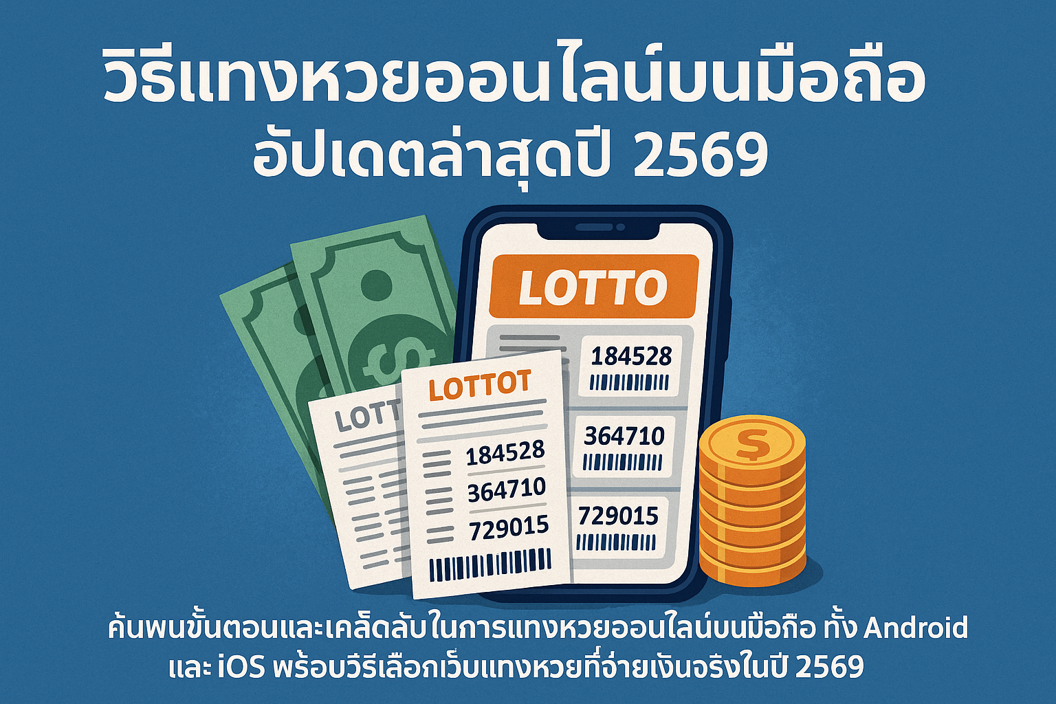 วิธีแทงหวยออนไลน์บนมือถือ: อัปเดตล่าสุดปี 2569