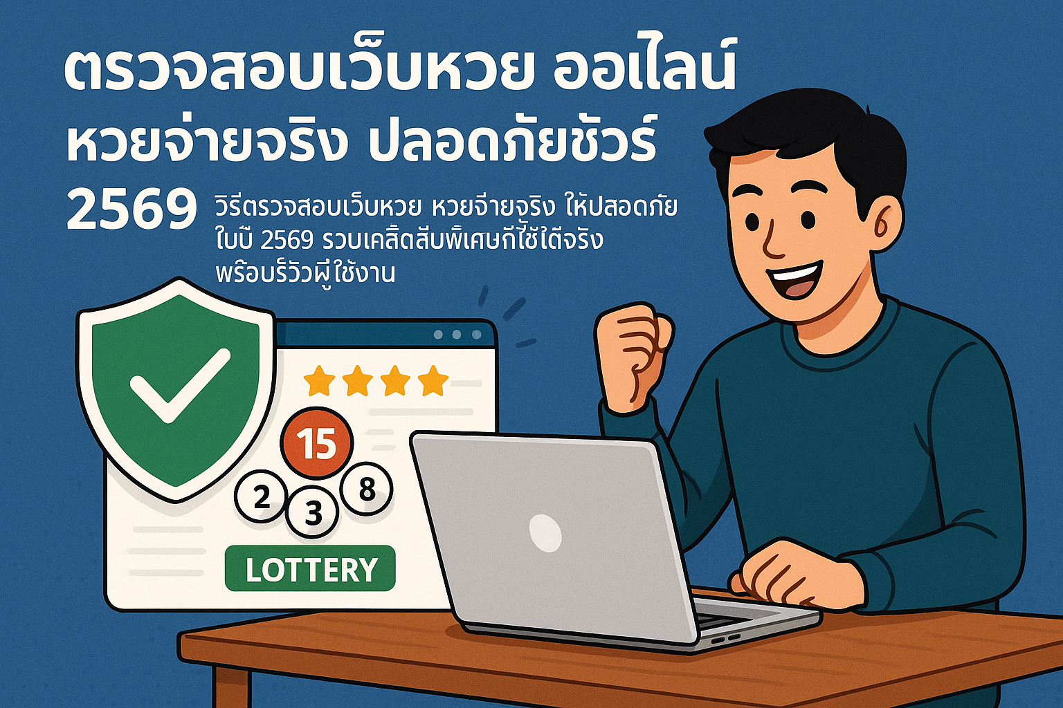 ตรวจสอบเว็บหวย ออนไลน์ หวยจ่ายจริง ปลอดภัยชัวร์ 2569